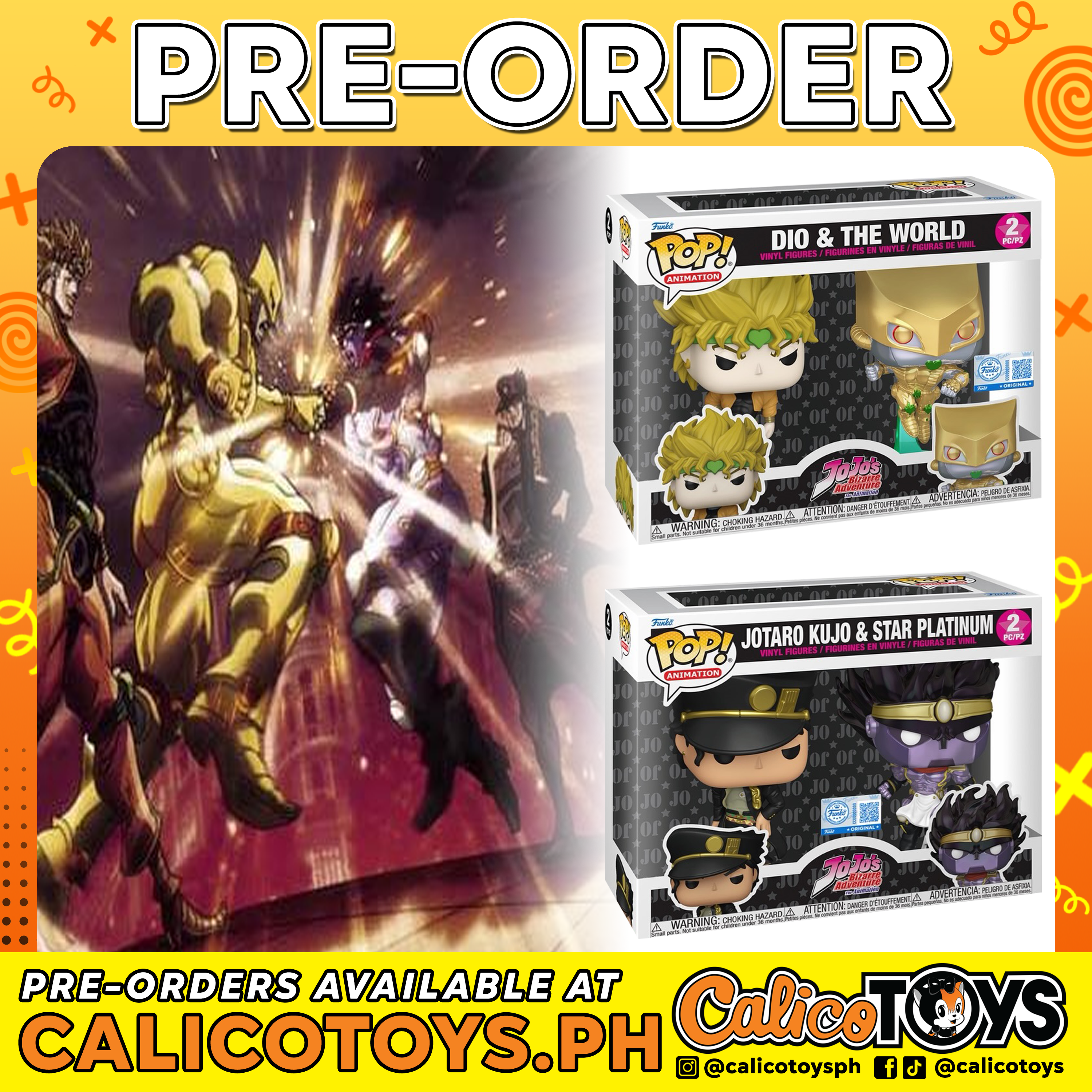 PRE-ORDER - Funko POP! Jojo's Bizzare Adventure the Animation Exclusives