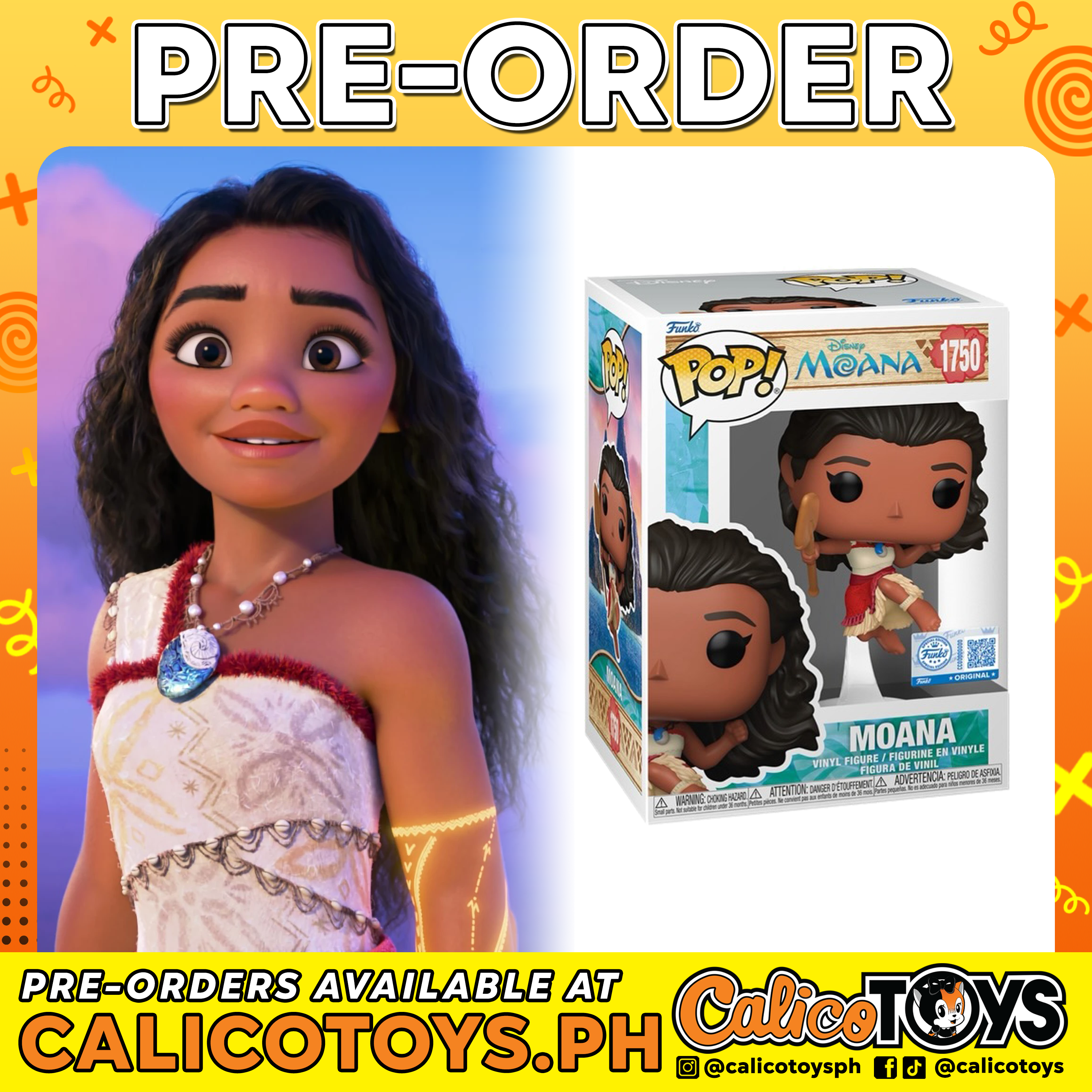 PRE-ORDER - Funko POP! Disney: Moana - Moana #1750 (Specialty Series Exclusive)