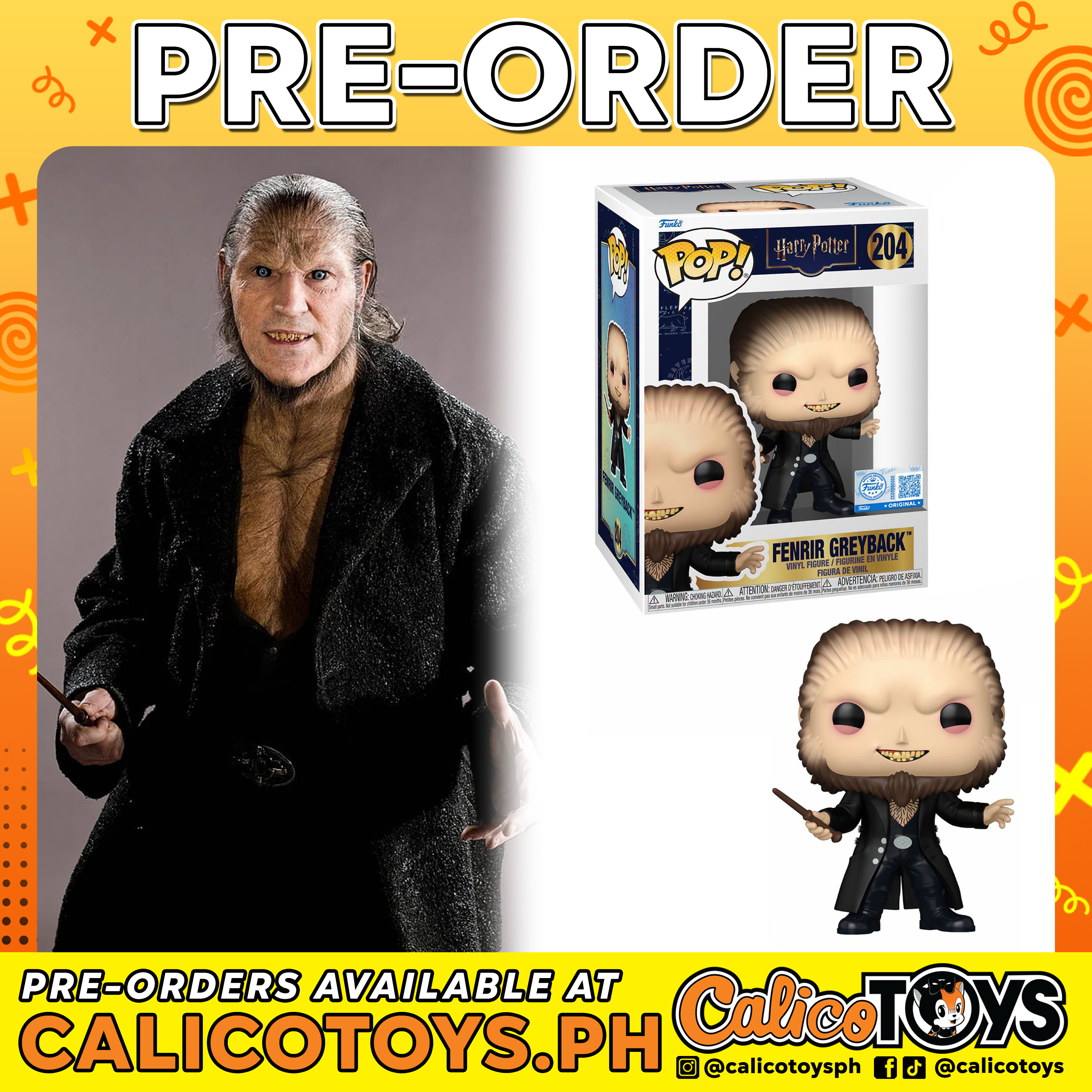 PRE-ORDER - POP! Harry Potter - Fenrir Greyback #204 (Funko Shop Exclusive)