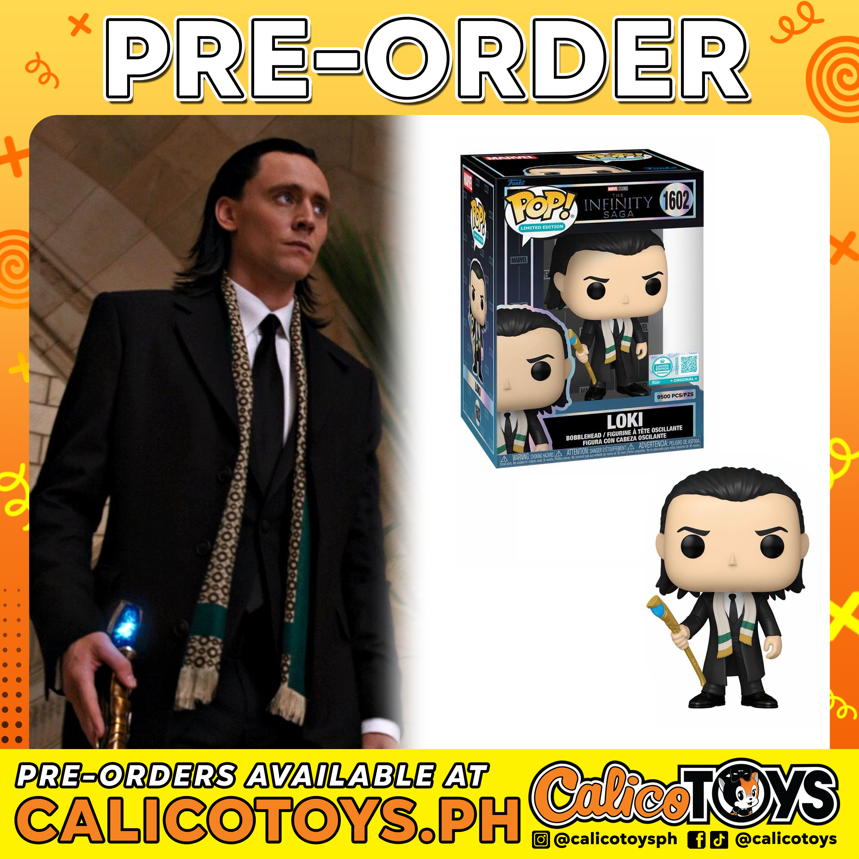 PRE-ORDER - POP! Limited Edition: The Infinity Saga - Loki LE9500 (BoxLunch Exclusive)