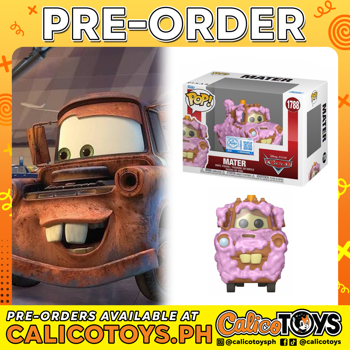 PRE-ORDER - POP! Cars - Mater #1788 (Funko Shop Exclusive)
