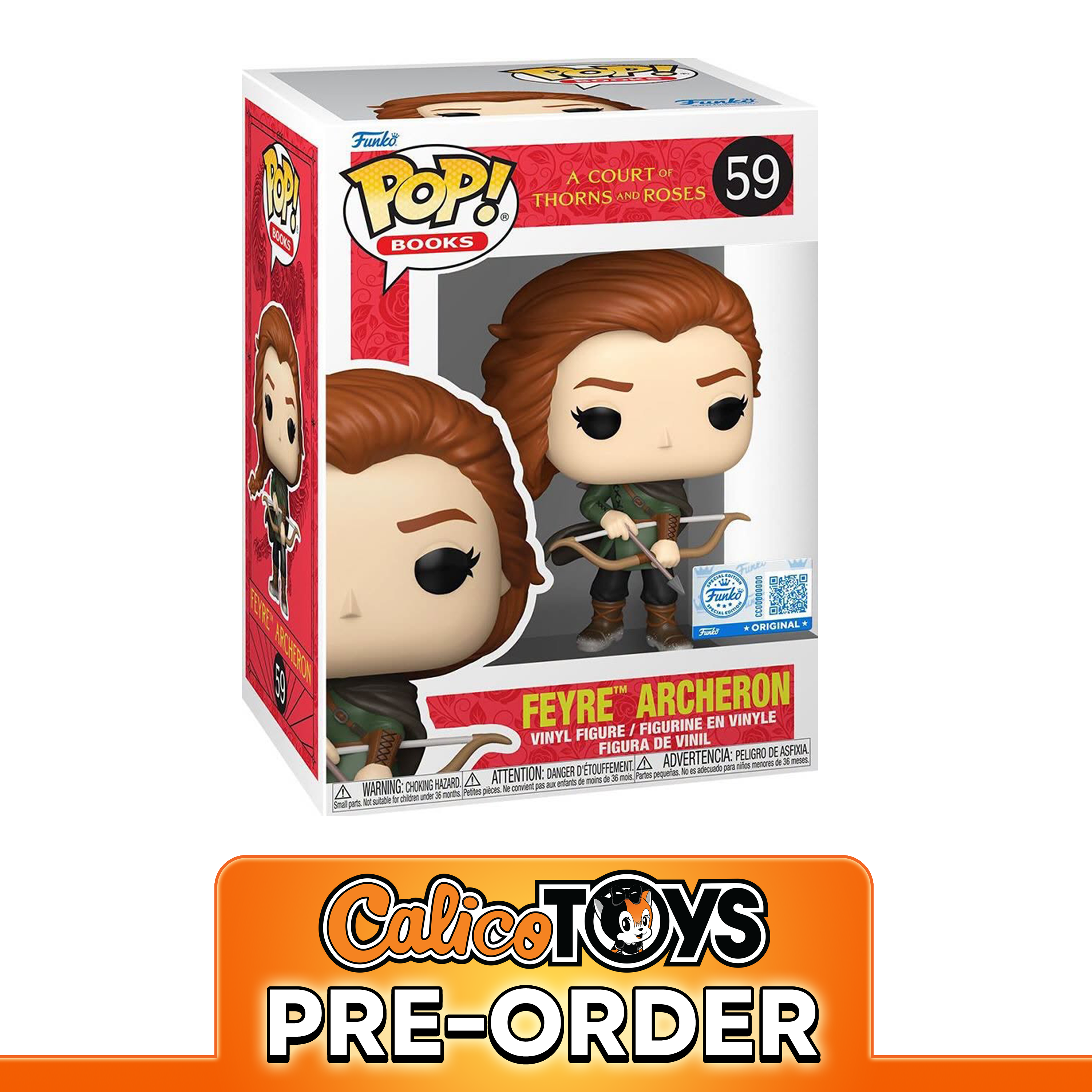 PRE ORDER Funko POP! Books: A Court of Thorns and Roses - Feyre Archeron #59 (Barnes & Noble Exclusive)