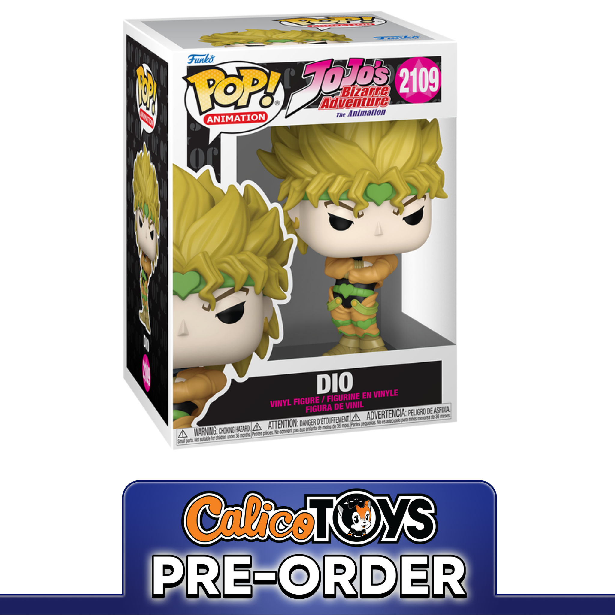 PRE-ORDER Funko POP! Animation: Jojo Bizarre Adventure - Dio #2109