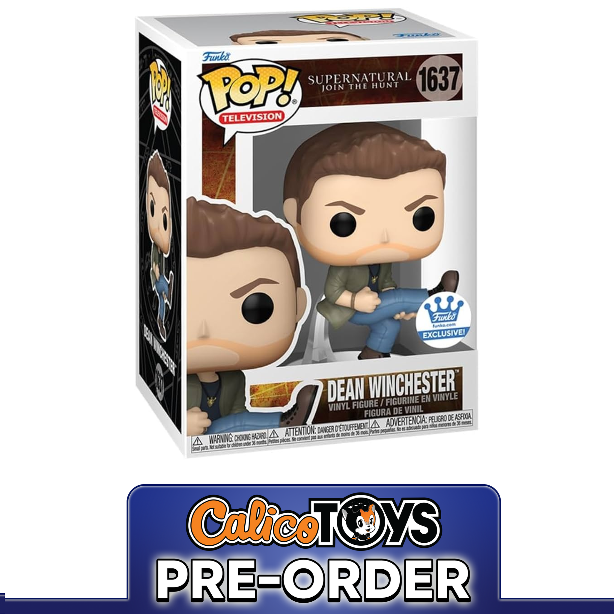 PRE-ORDER  Funko POP! Television: Supernatural - Dean Winchester Eye of the Tiger #1637 (Funko Shop Exclusive)