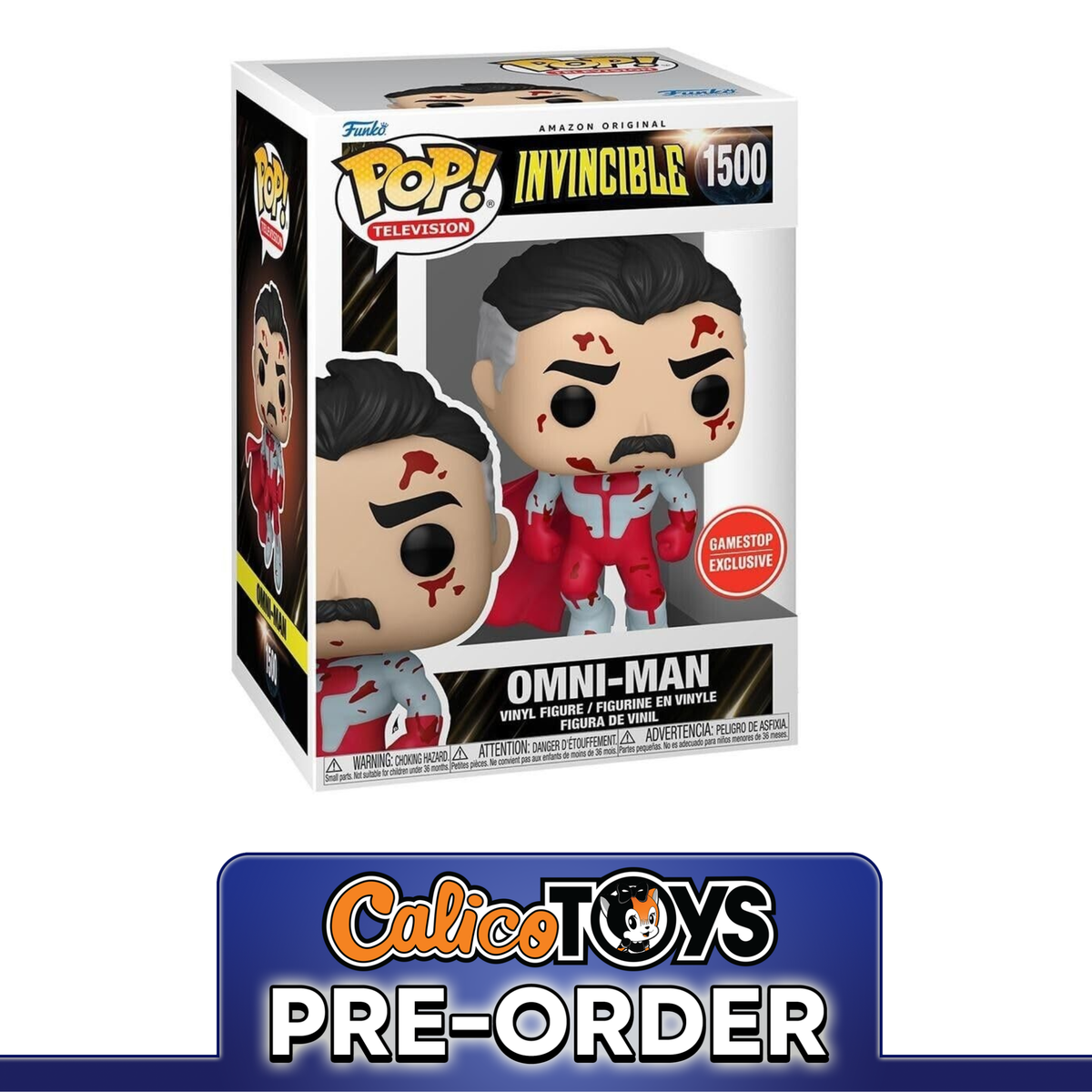 PRE ORDER Funko POP! Television: Invincible – Omni-Man Bloody #1500 (Gamestop Exclusive)