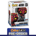 PRE ORDER Funko POP! Star Wars: The Clone Wars - Darth Maul Cybernetic Legs #647 (2023 Fall Convention)