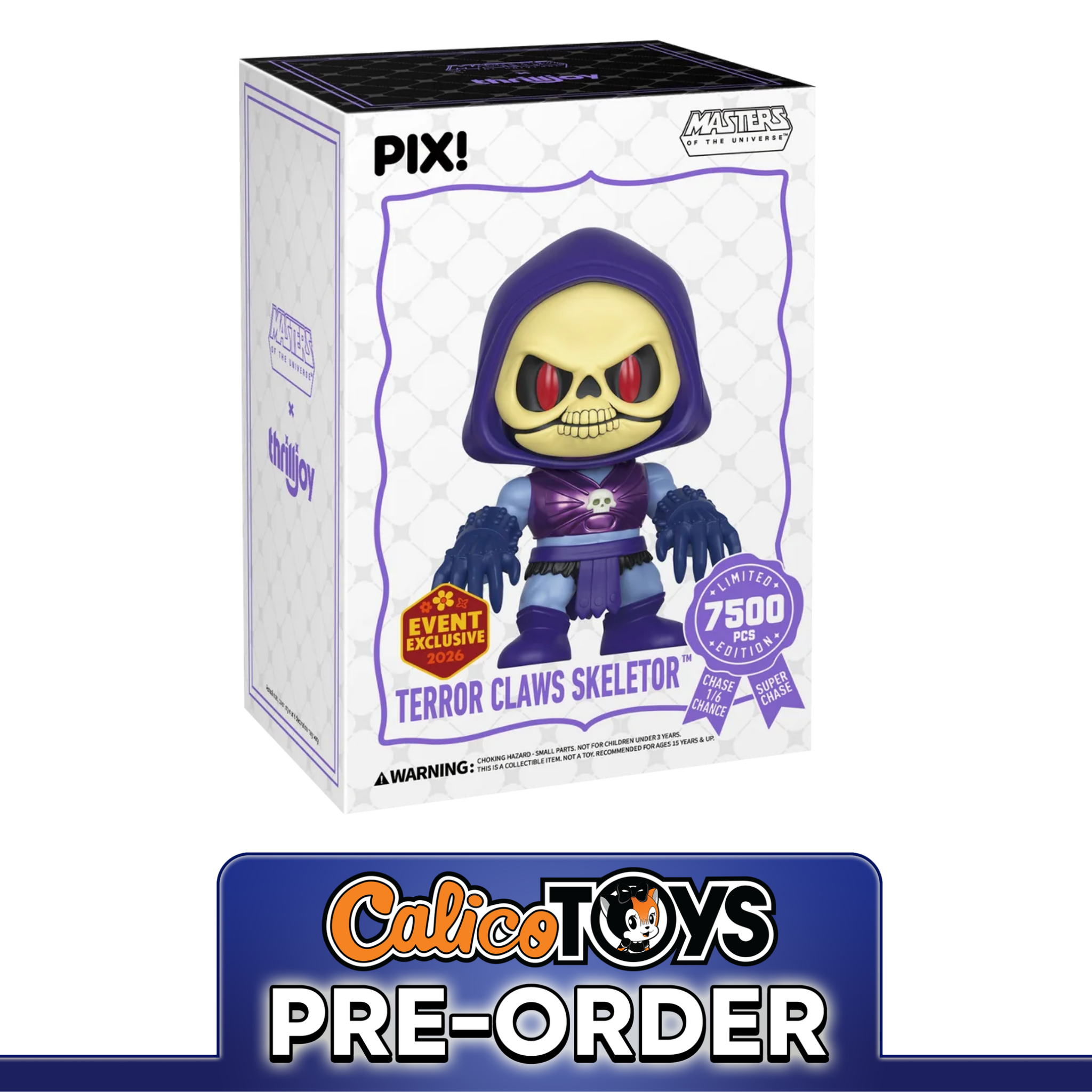 PRE-ORDER Thrilljoy PIX! Masters of the Universe: Terror Claws Skeletor LE7500 (2026 Event Exclusive)