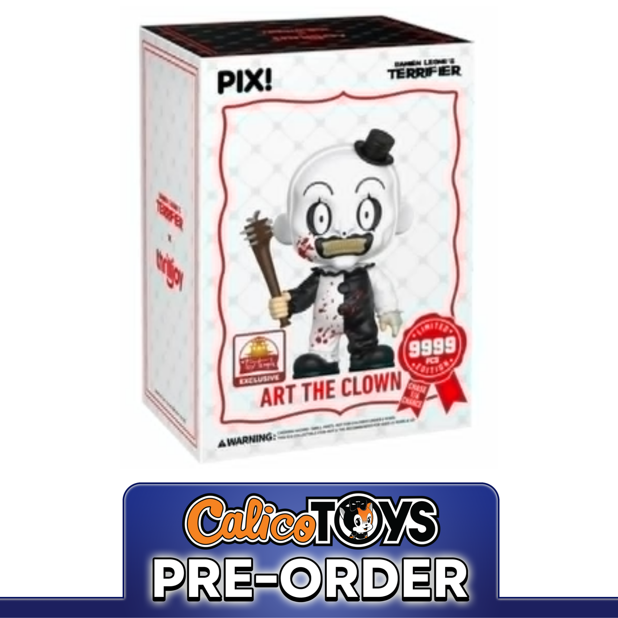 PRE-ORDER Thrilljoy PIX! Damien Leone's Terrifier: Art the Clown Spiked Bat L.E 999pcs (Toy Temple Exclusive)