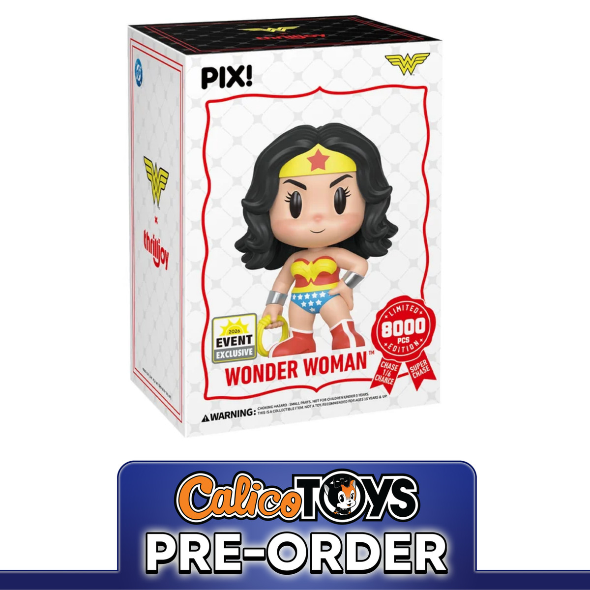 PRE-ORDER Thrilljoy PIX! DC Comics: Wonder Woman LE8000 (2026 Summer Event Exclusive)