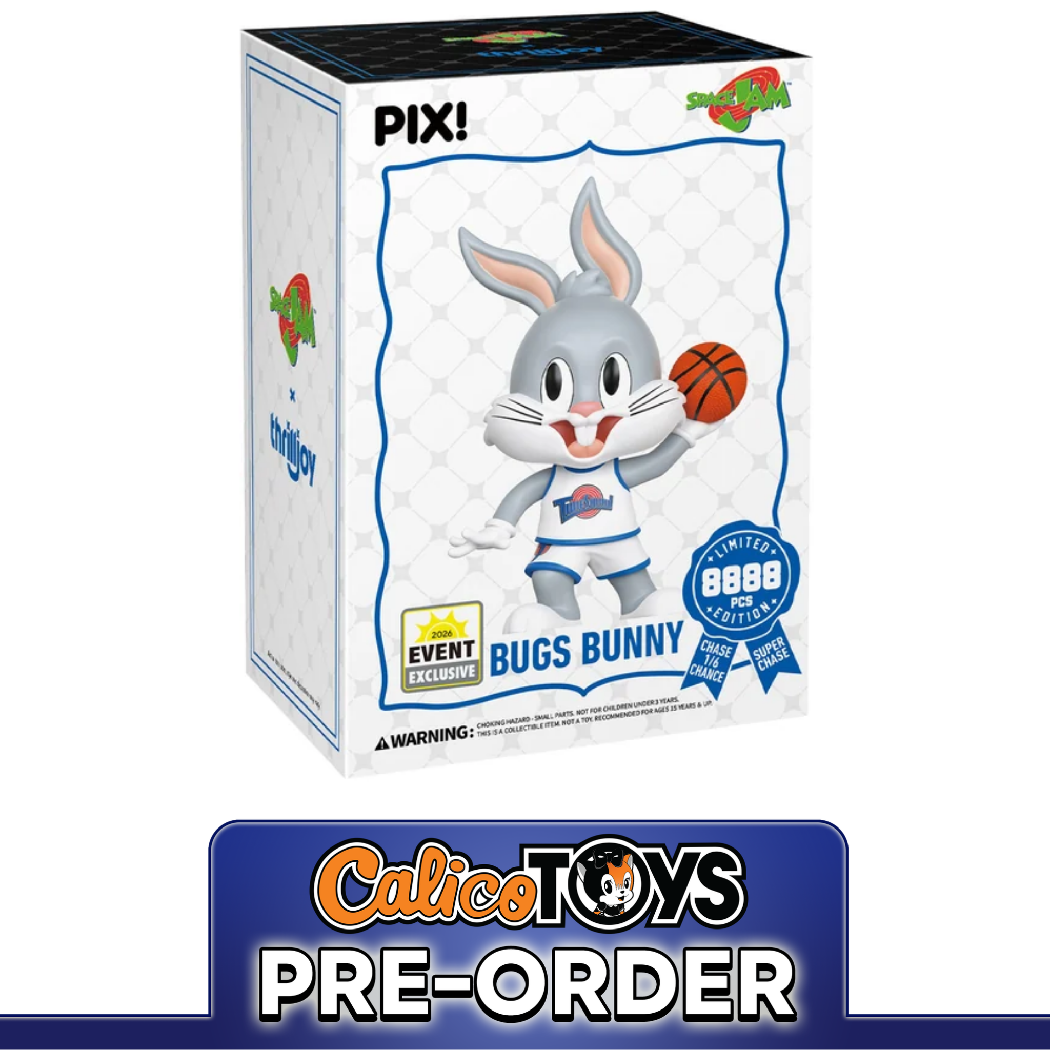 PRE-ORDER Thrilljoy PIX! Space Jam: Bugs Bunny LE8888 (2026 Summer Event Exclusive)