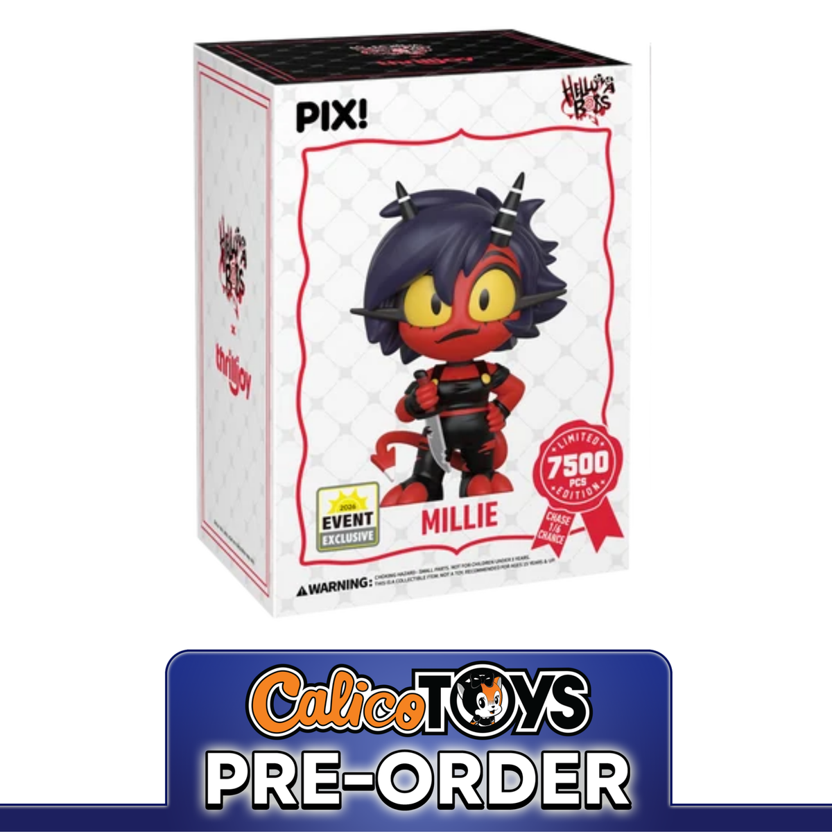 PRE-ORDER Thrilljoy PIX! Helluva Boss: Millie LE7500 (2026 Summer Event Exclusive)