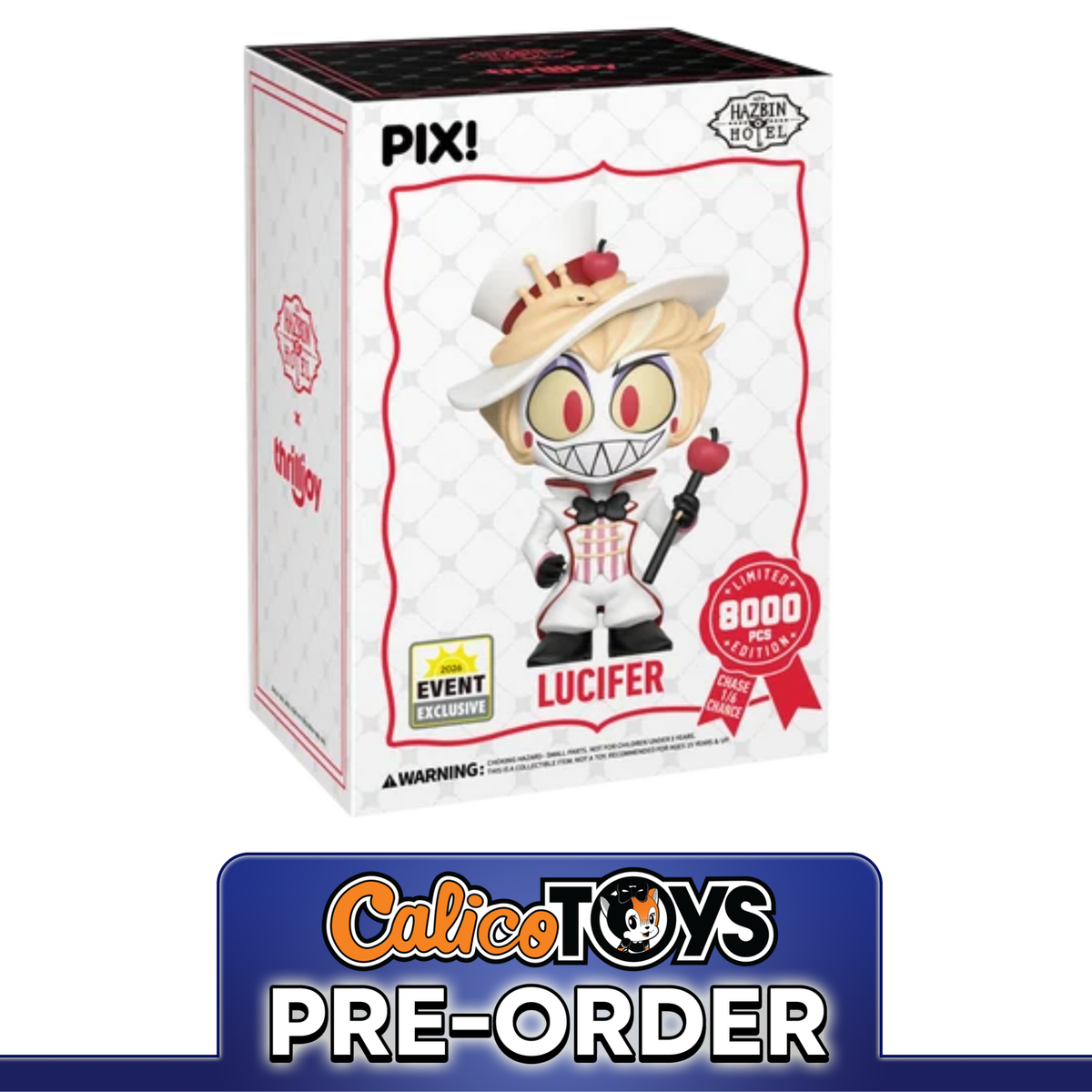 PRE-ORDER Thrilljoy PIX! Hazbin Hotel: Lucifer LE8000 (2026 Summer Event Exclusive)