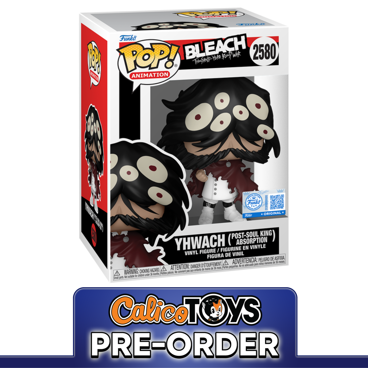 PRE-ORDER  Funko POP! Animation: Bleach: Thousand-Year Blood War - Yhwach Post-Soul King Absorption #2580 (Funko Shop Exclusive)
