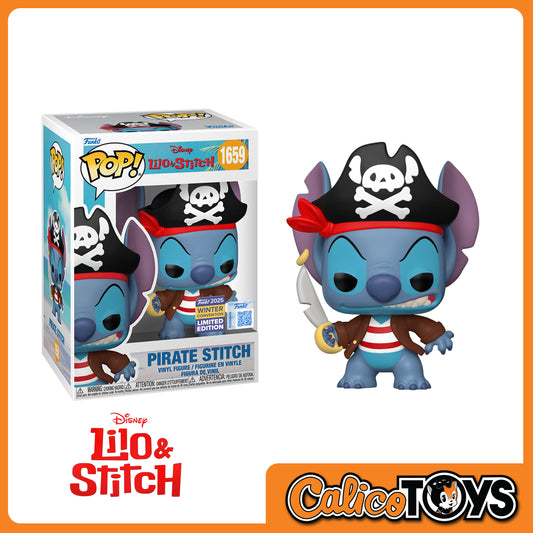 PRE-ORDER - Funko POP! Disney: Lilo & Stitch - Pirate Stitch (2025 Winter Convention Limited Edition) #1659