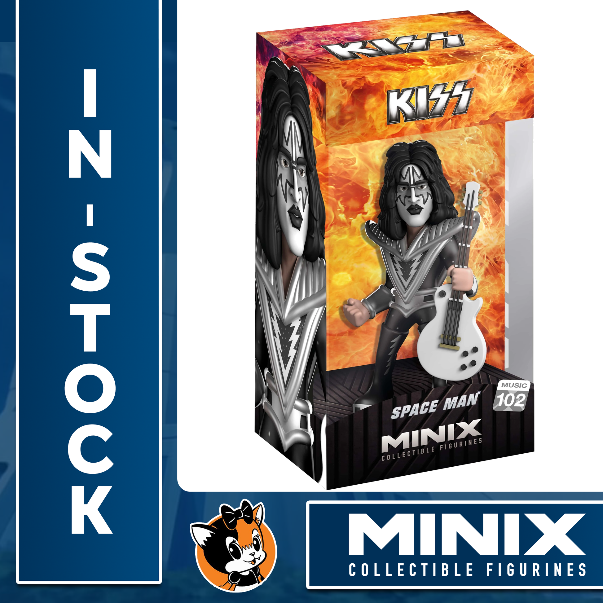 Minix Music - Kiss - Space Man 102 – CaliCo Toys