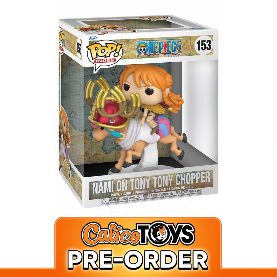 PRE-ORDER Funko POP! Rides Animation: One Piece - Nami on Tony Tony Chopper #153 6-Inch