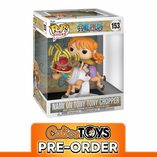 PRE-ORDER Funko POP! Rides Animation: One Piece - Nami on Tony Tony Chopper #153 6-Inch