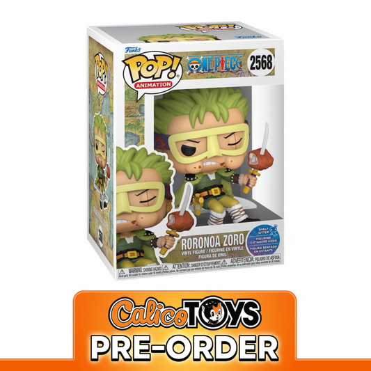 PRE-ORDER Funko POP! Animation: One Piece – Roronoa Zoro Shelf Sitter #2568