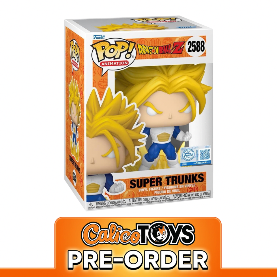PRE-ORDER Funko POP! Animation: Dragon Ball Z – Super Trunks (Toy Temple Exclusive) #2588