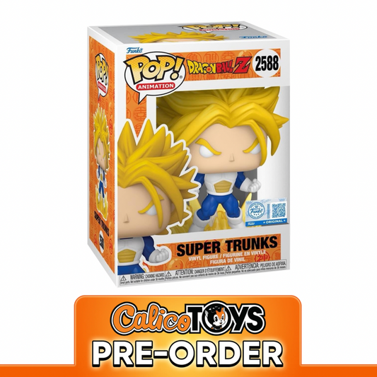 PRE-ORDER Funko POP! Animation: Dragon Ball Z – Super Trunks (Toy Temple Exclusive) #2588