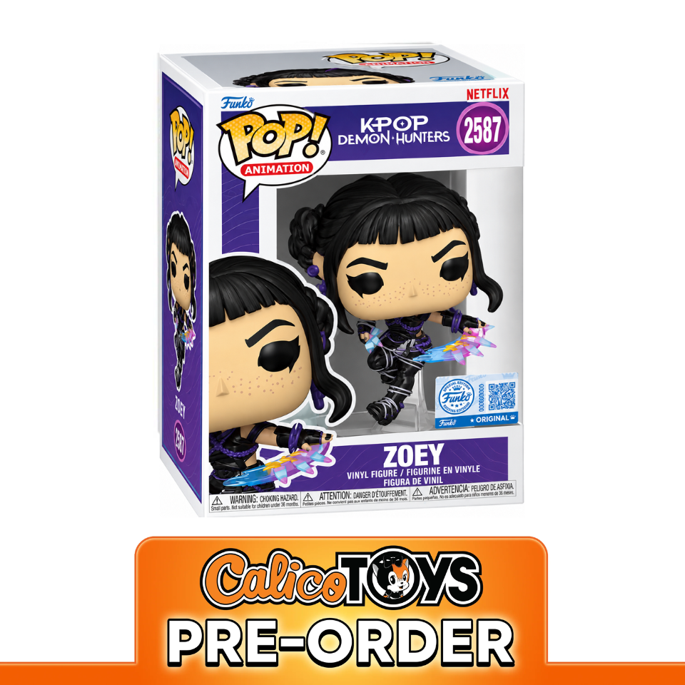 PRE ORDER Funko POP! Animation: Netflix K-Pop Demon Hunters - Zoey Battle Outfit #2587 (Funko Shop Exclusive)