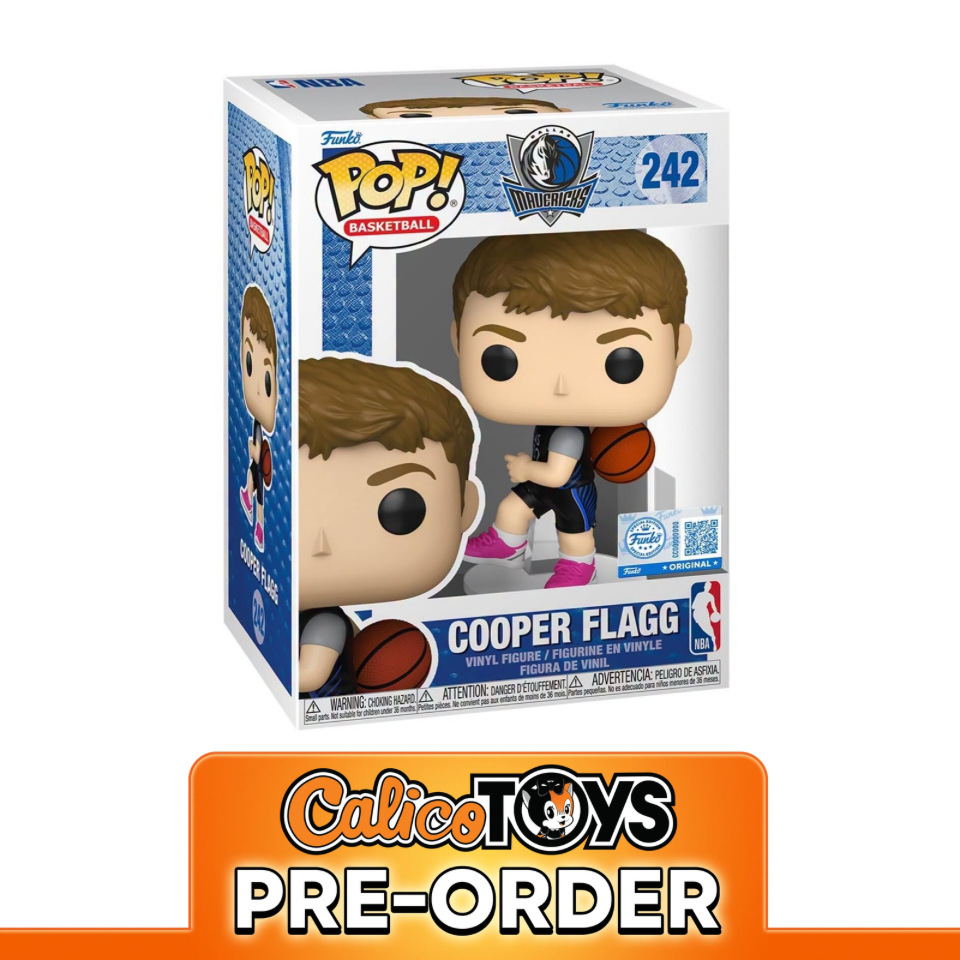 PRE-ORDER Funko POP! Basketball: Dallas Mavericks – Cooper Flagg (Target Exclusive) #242