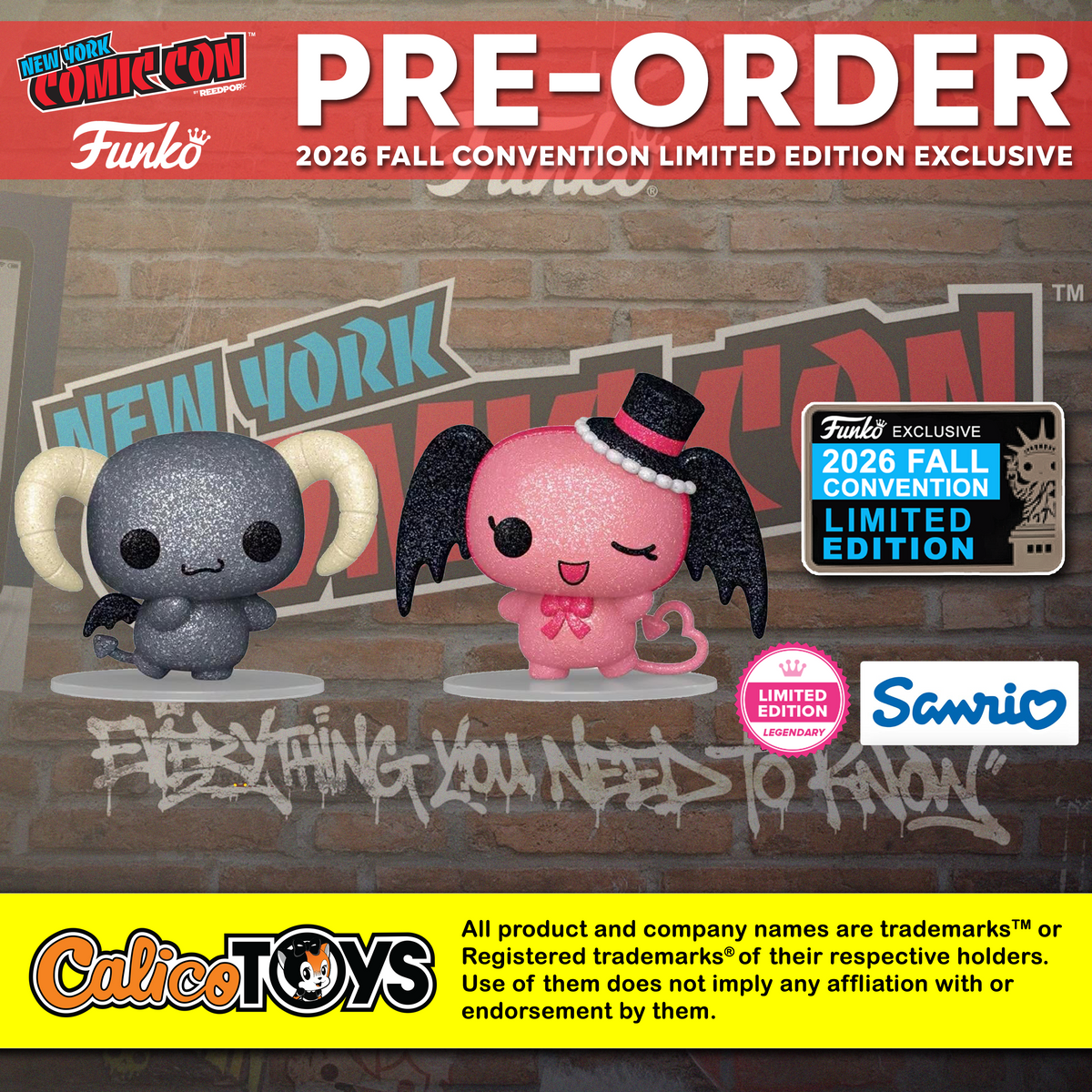 PRE ORDER POP! Sanrio: Lloromannic - Berry & Cherry 2-Pack LE1000 Glittered (NYCC 2026 Exclusive)