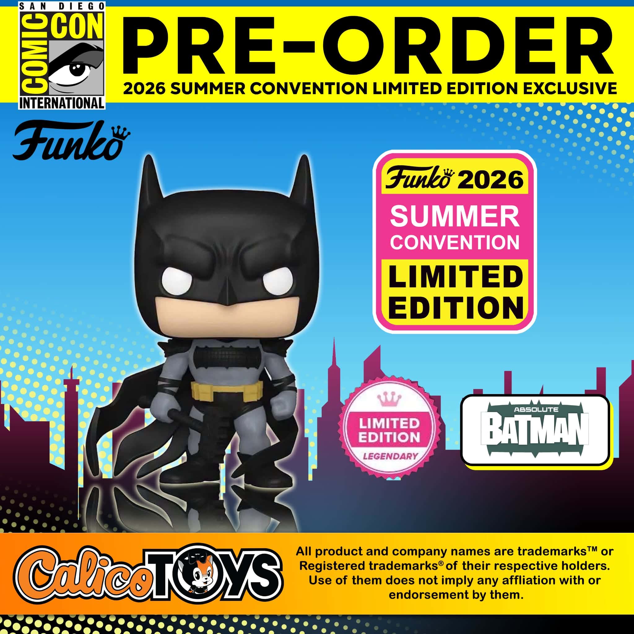 PRE-ORDER - POP! Limited Edition: Abolute Batman - Absolute Batman LE1000 (Summer Convention Exclusive)
