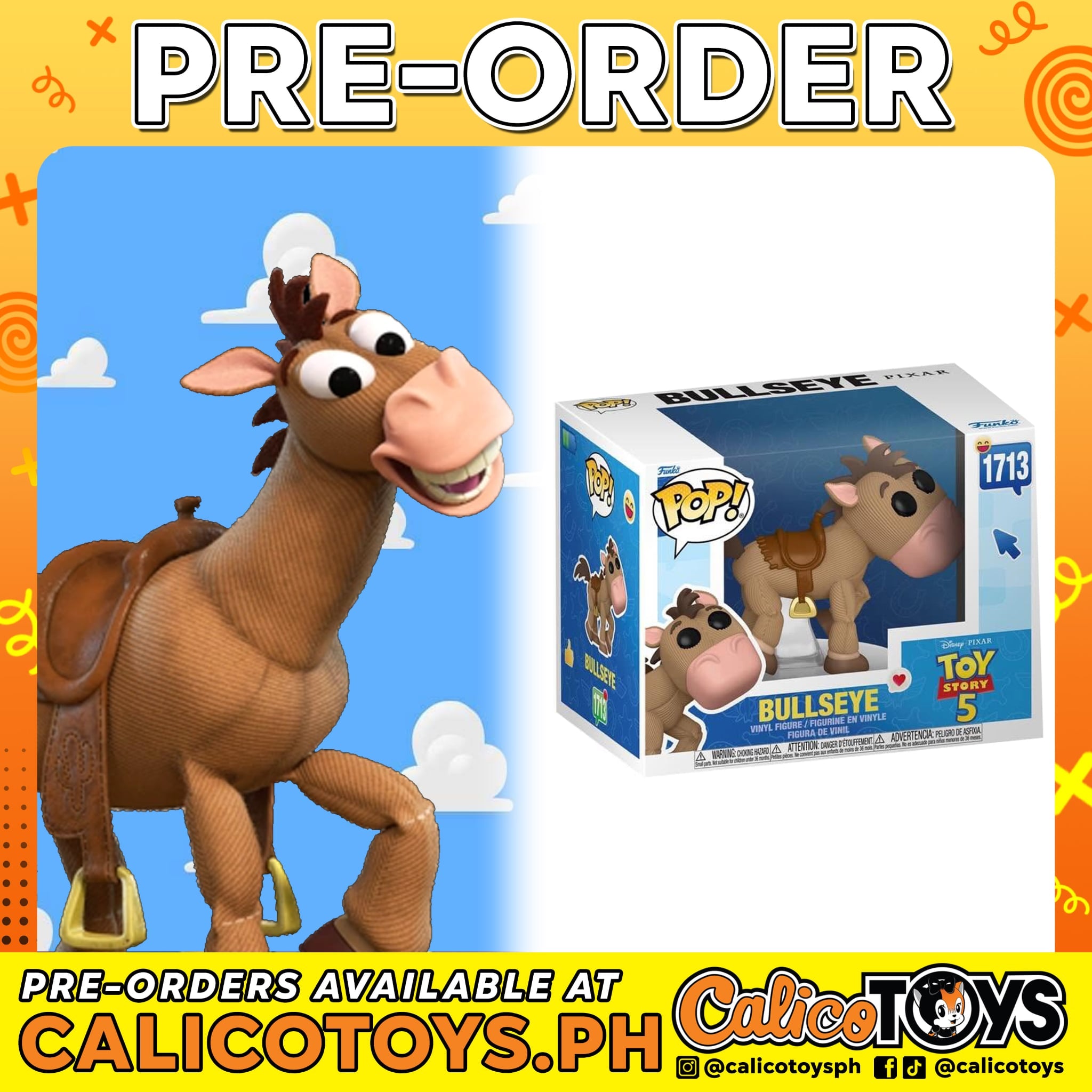PRE-ORDER - POP! Toy Story 5 -Bullseye #1713