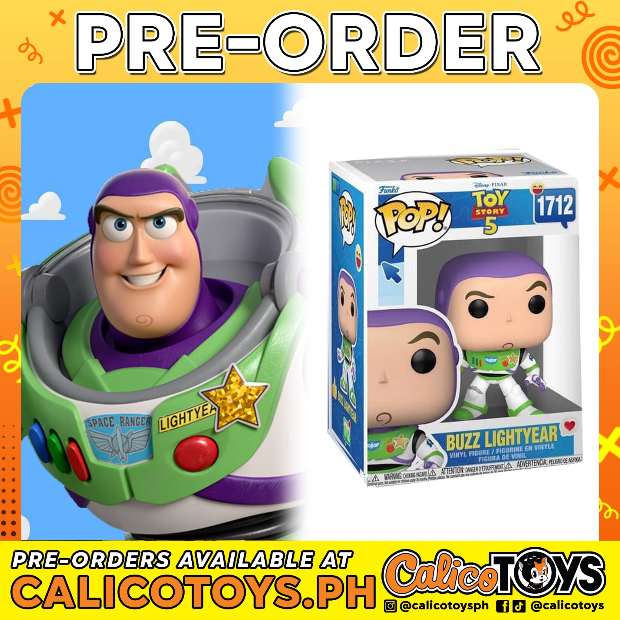 PRE-ORDER - POP! Toy Story 5 - Buzz Lightyear #1712