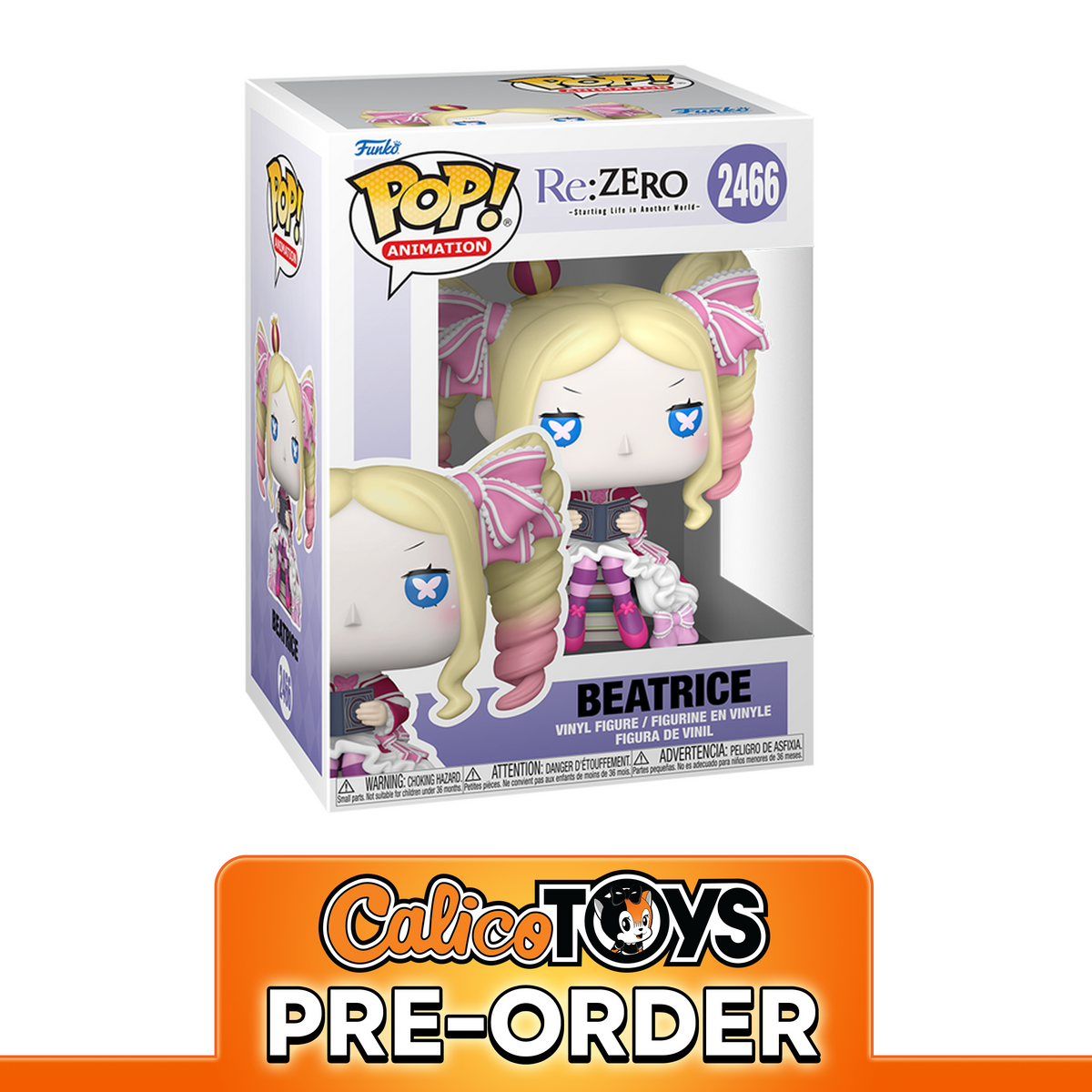 PRE-ORDER Funko POP! Animation: Re:ZERO Starting Life in Another World - Beatrice #2466