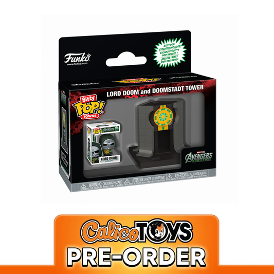PRE ORDER Funko Bitty POP! Town Marvel: Avengers Doomsday - Lord Doom and Doomstadt Tower