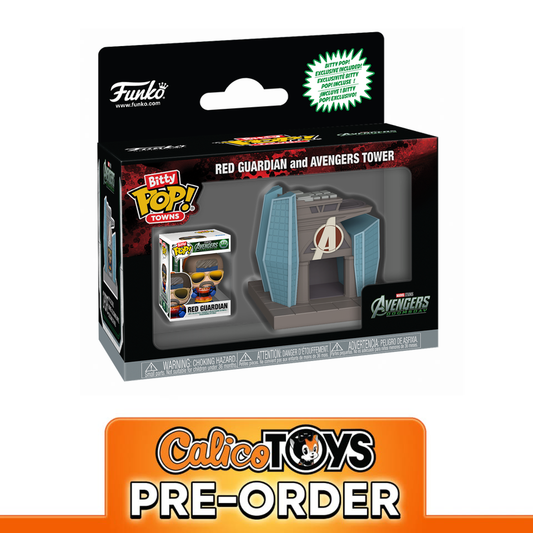 PRE ORDER Funko Bitty POP! Town Marvel: Avengers Doomsday - Red Guardian and Avengers Tower