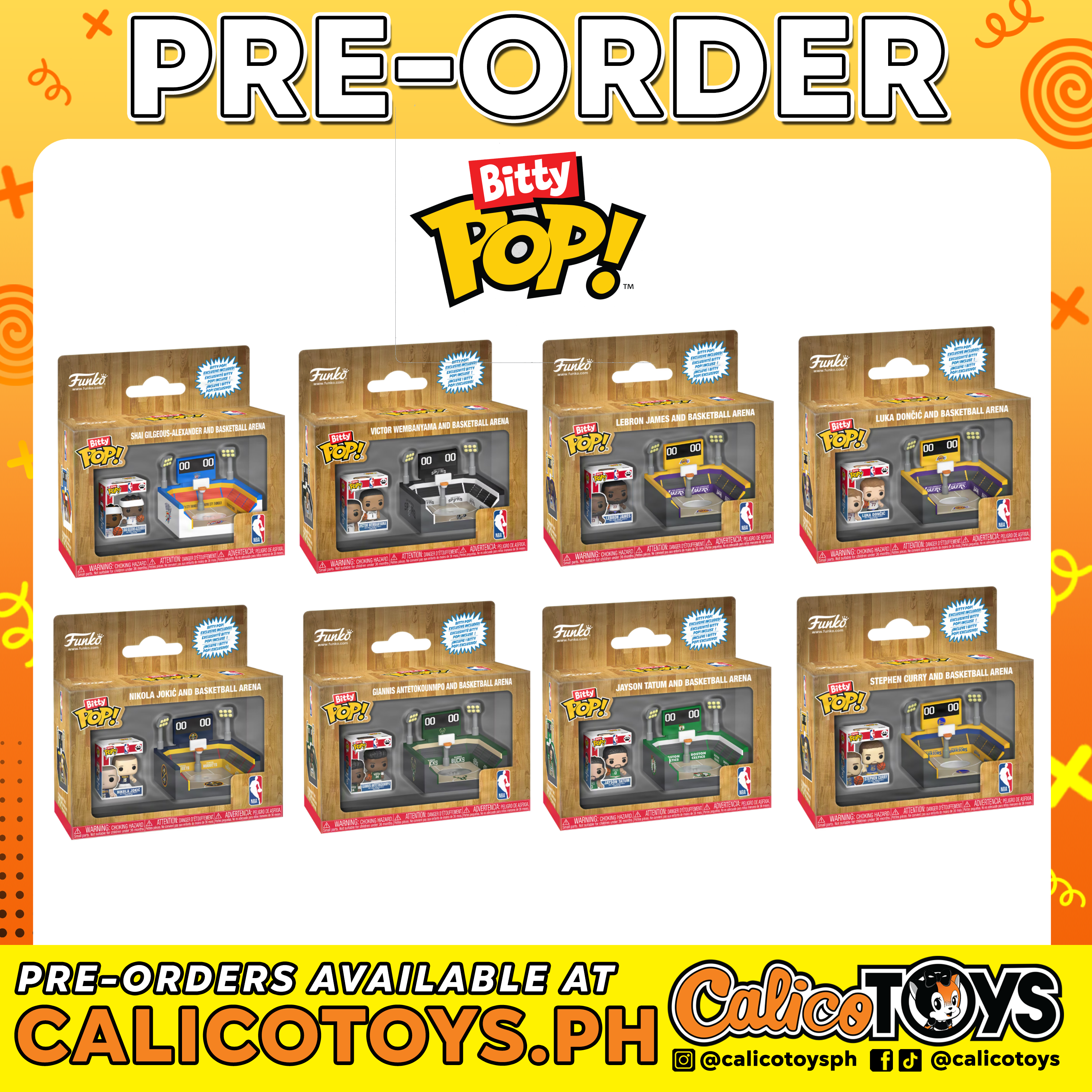 PRE-ORDER Bitty POP! Town: NBA Arenas
