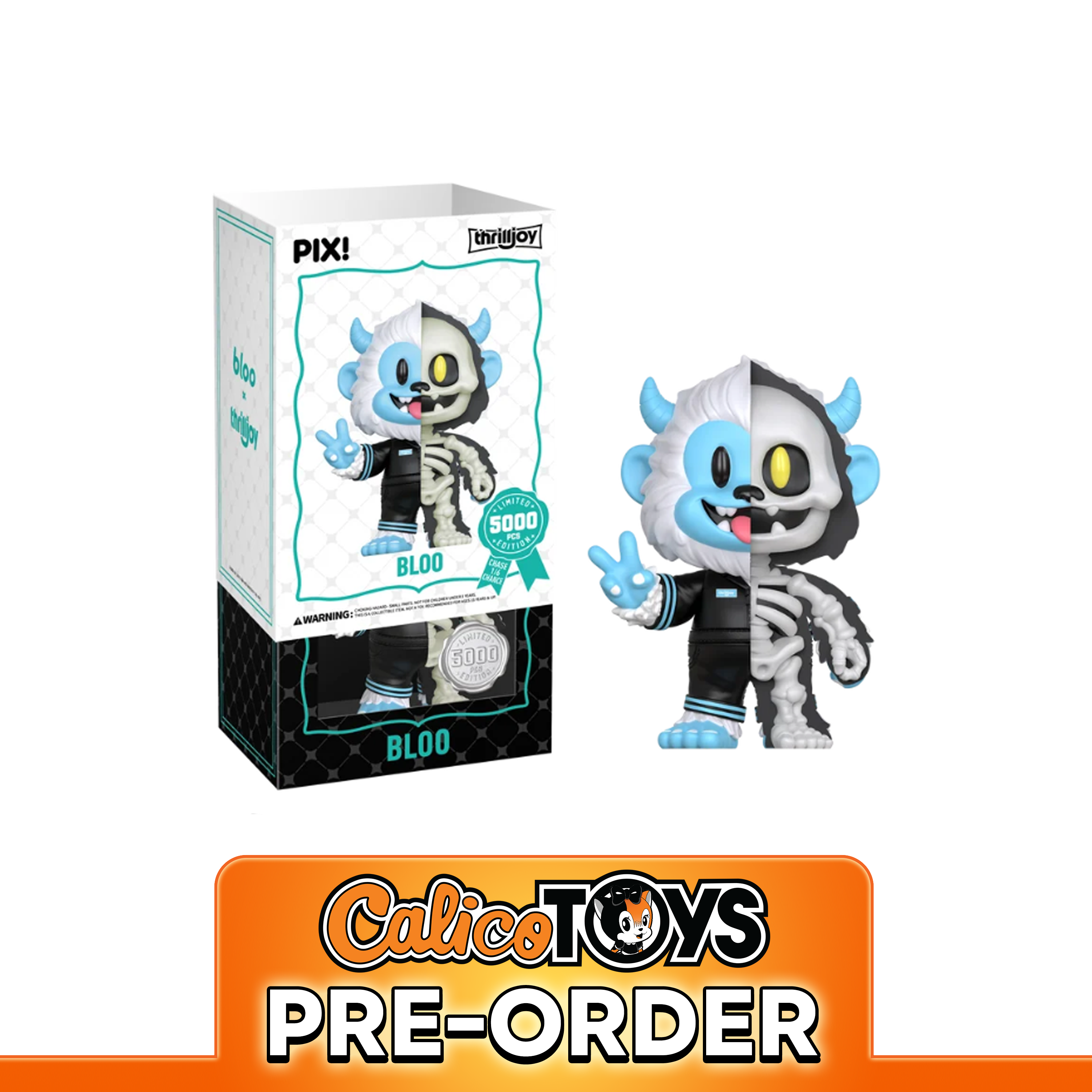 PRE-ORDER ThrillJoy PIX! - Half Skeleton Bloo LE5000