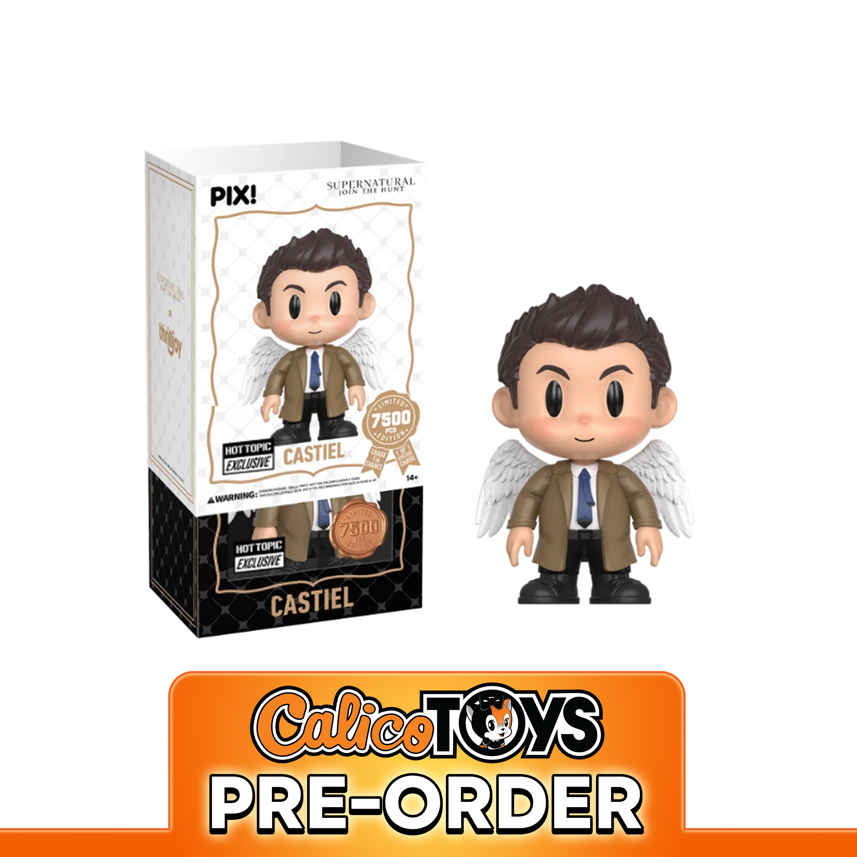 PRE-ORDER ThrillJoy PIX! Supernatural - Castiel LE7500 (Hot Topic Exclusive)