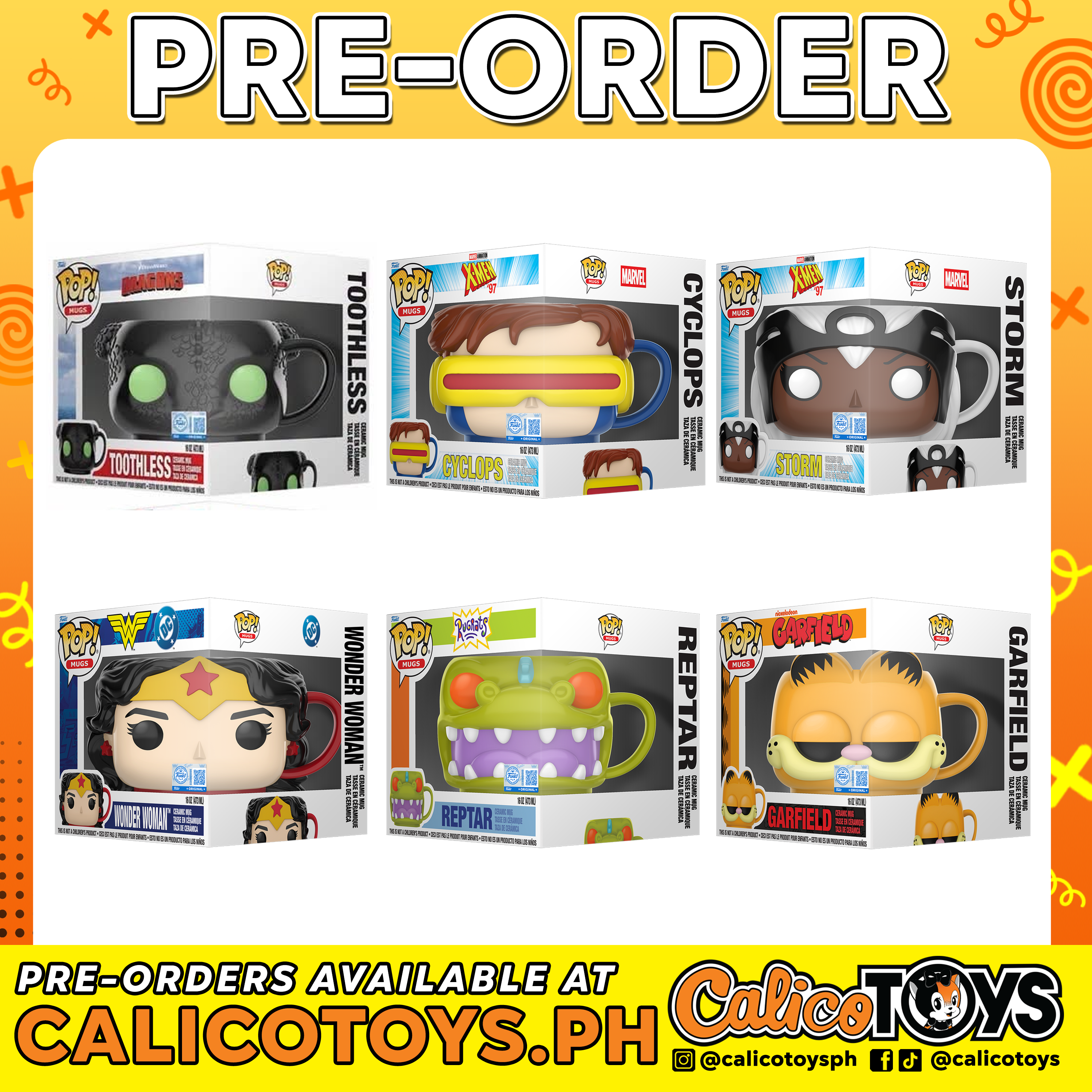 PRE-ORDER POP! Ceramic Mugs Exclusives