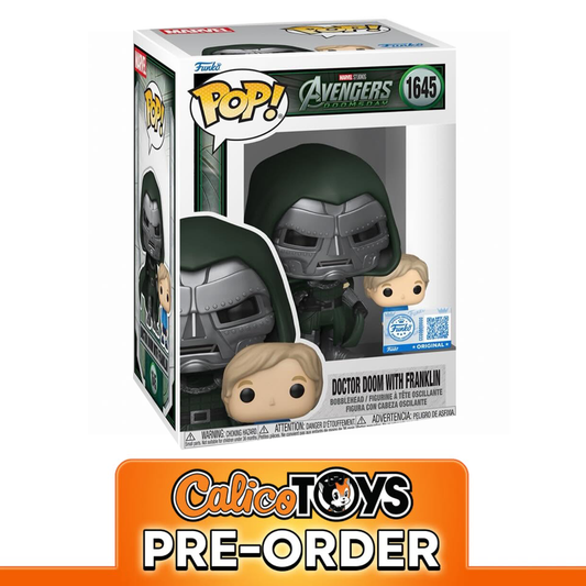 PRE ORDER Funko POP! Marvel: Avengers: Doomsday - Doctor Doom with Franklin #1645 (Target Exclusive)