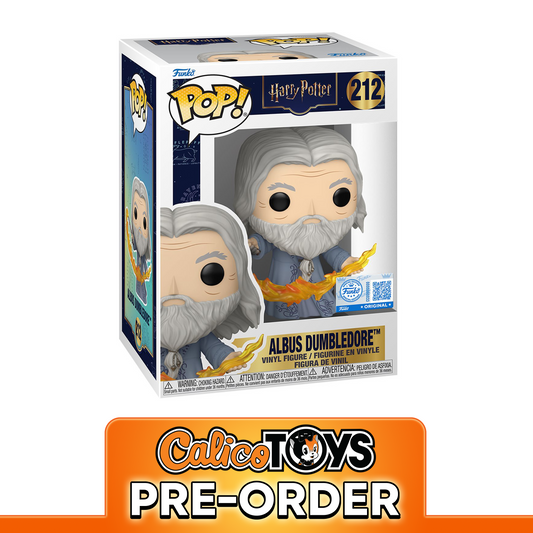 PRE ORDER Funko POP! Harry Potter - Albus Dumbledore with Fire Lasso #212 (Specialty Series Exclusive)