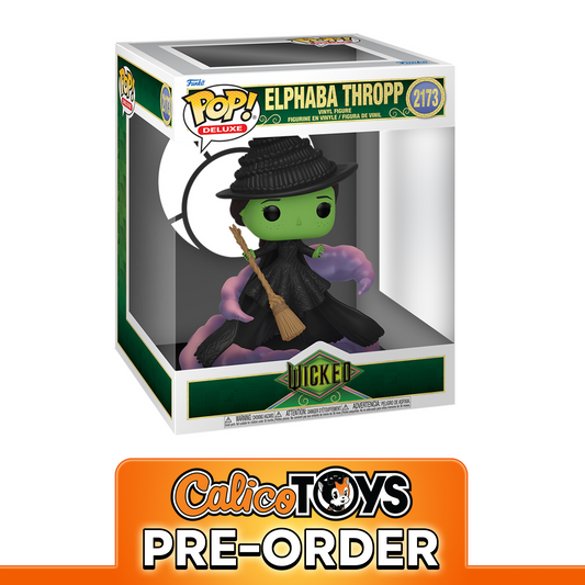 PRE ORDER Funko POP! Deluxe: Wicked - Elphaba Thropp Defying Gravity #2173 6-Inch