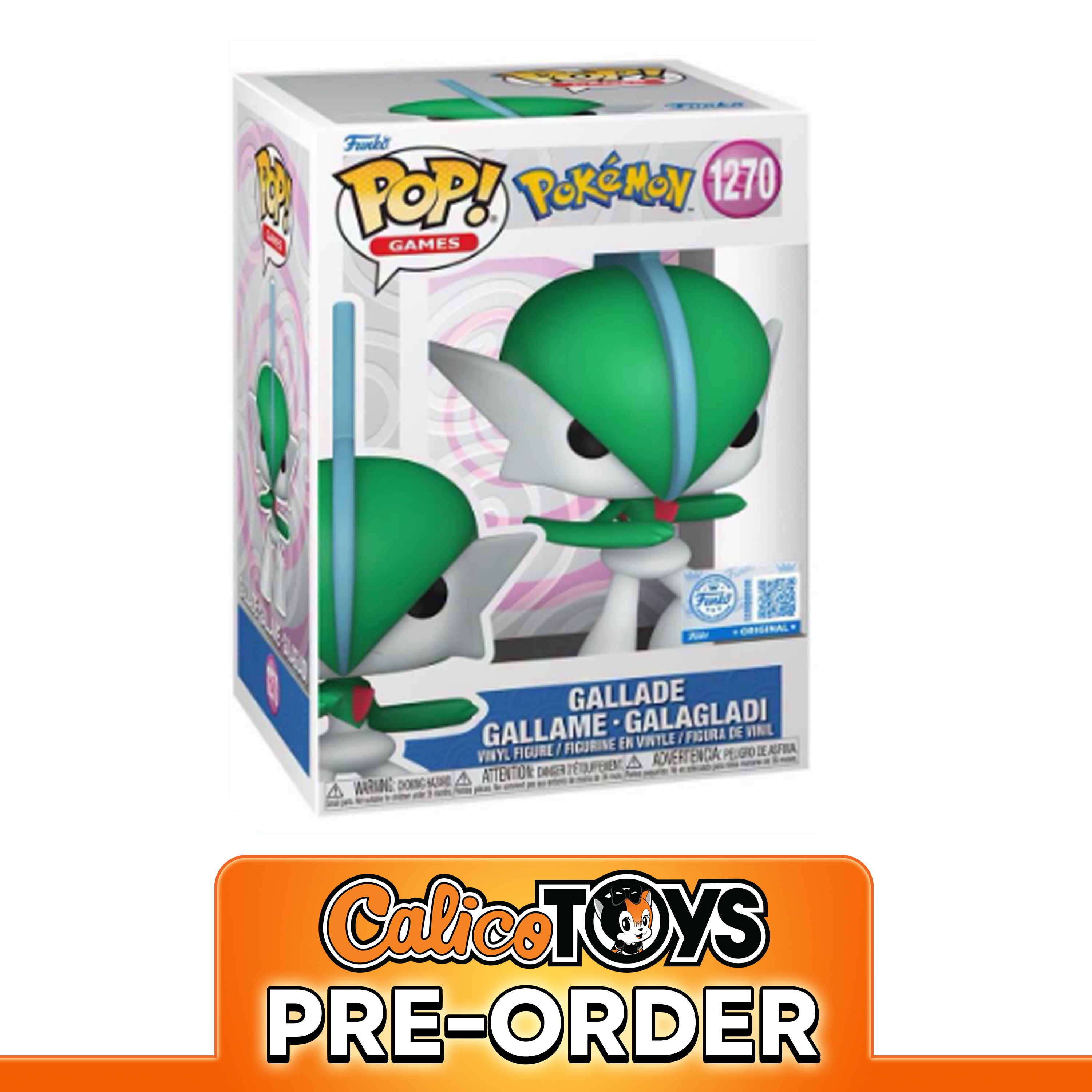 PRE ORDER Funko POP! Games: Pokémon - Gallade #1270 (Target Exclusive)