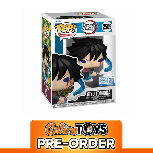 PRE ORDER Funko POP! Animation: Demon Slayer: Kimetsu no Yaiba Infinity Castle - Giyu Tomioka Water Hashira #2509 (BoxLunch Exclusive)