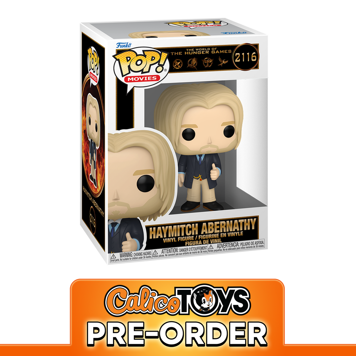 PRE ORDER Funko POP! Movies: The Hunger Games - Haymitch Abernathy #2116