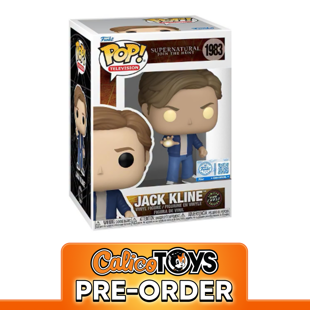 PRE ORDER Funko POP! Television: Supernatural Join The Hunt - Jack Kline #1983 CHASE (Funko Shop Exclusive)