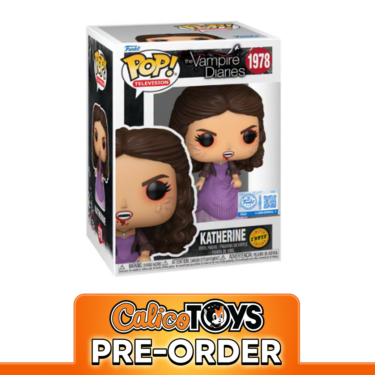 POP! Television: Vampire Diaries – Katherine CHASE #1978 (Funko Shop Exclusive)