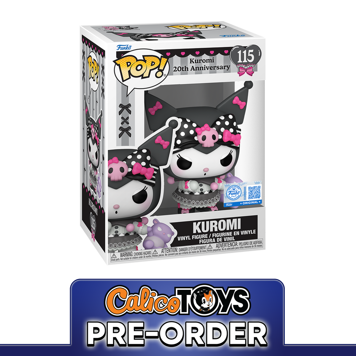 PRE ORDER POP! Kuromi - Kuromi with Baku #115 (Specialty Series Exclusive)