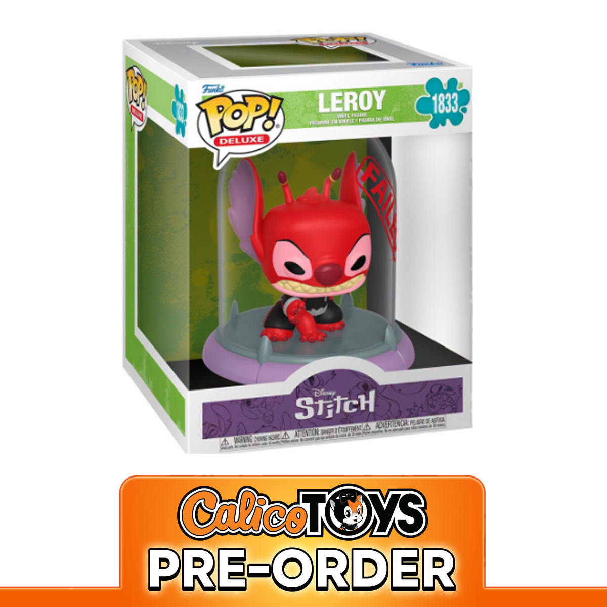 PRE ORDER Funko POP! Deluxe: Disney Lilo & Stitch  - Leroy Experiment 629 #1833
