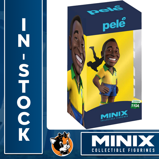 Minix Football Stars - Football Legends - Pele Brazil 1st Kit Jersey 110A