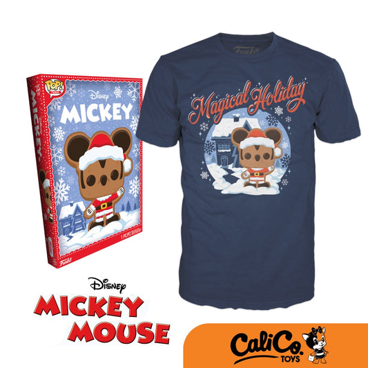 Funko Boxed POP! Tee: Disney Holiday - Gingerbread Mickey