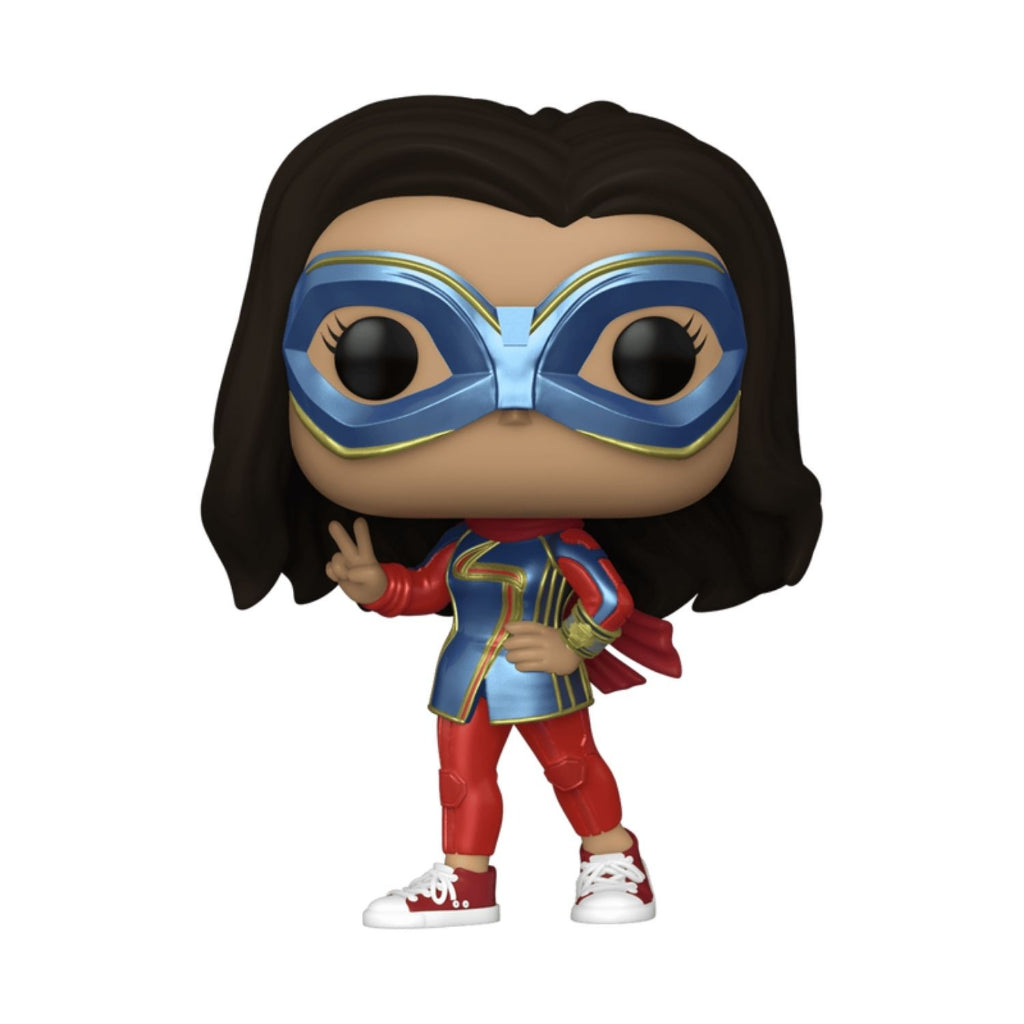 Funko POP! Marvel: Ms. Marvel - Ms. Marvel with Peace Sign